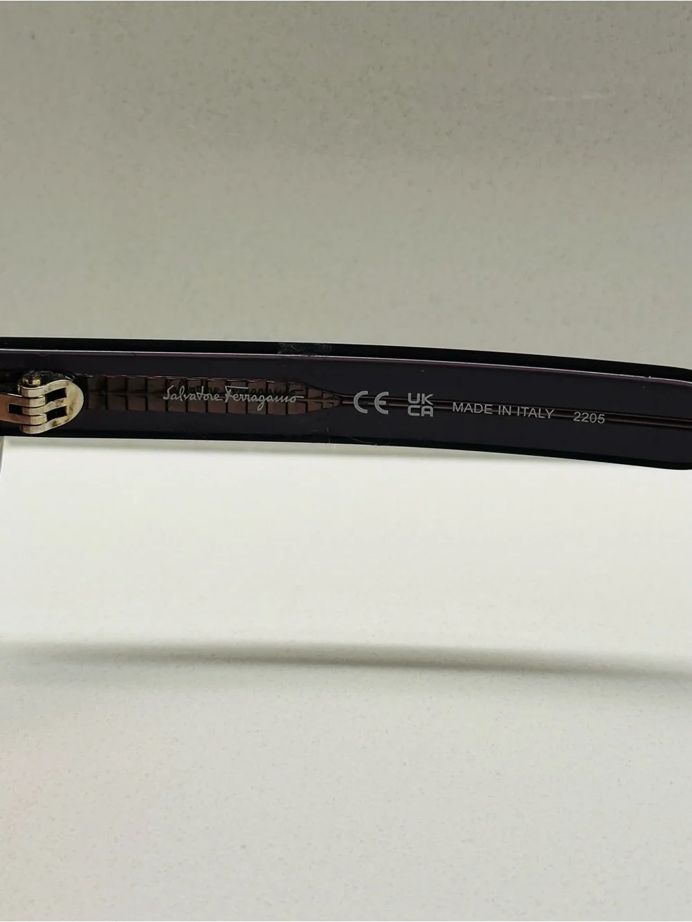 Salvatore Ferragamo Gradient Grey Geometric Sunglasses